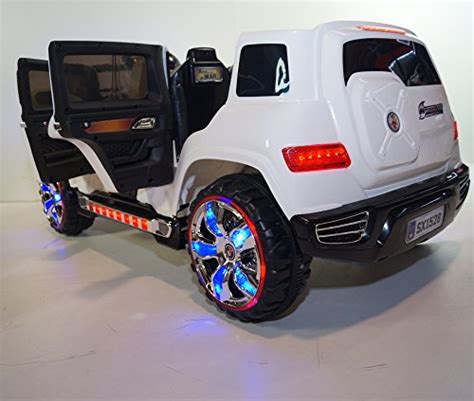 Big 4 Doors CAR for Kids (Model SX1528) Battery Operated Ride On Car with Control Parents White ...