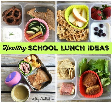 Healthy School Lunch Ideas (Roundup 11!) - 100 Days of Real Food