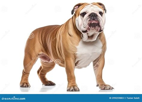 Bulldog Realistic Illustration Stock Illustration - Illustration of wrinkles, pedigree: 299259883