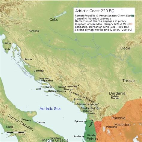 Illyricum - Wikipedia | Adriatic coast, Roman republic, Ancient rome