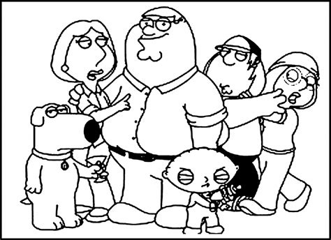 Free Printable Family Guy Coloring Pages For Kids Family Coloring Pages, Tree Coloring Page ...