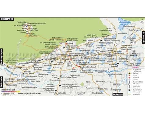 Buy Tirupati City Map