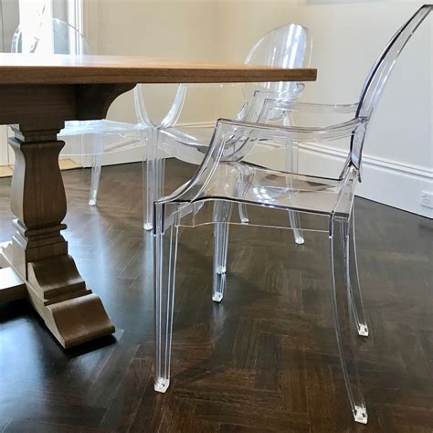 Set of FOUR Louis Ghost Chair by Philippe Starck for Kartell – Home Furniture on Consignment