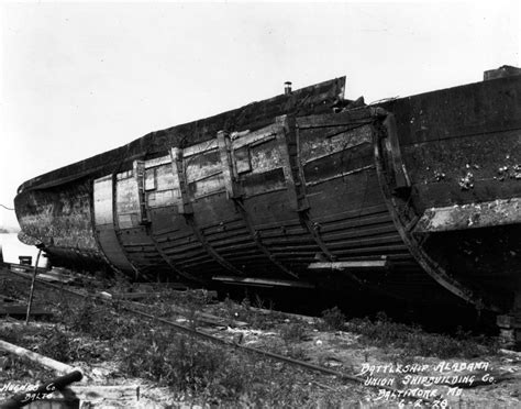 USS Alabama (BB-8) being scrapped, 1928