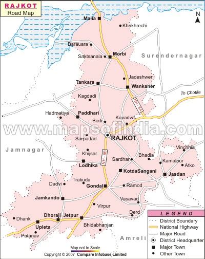 Rajkot Map and Rajkot Satellite Image