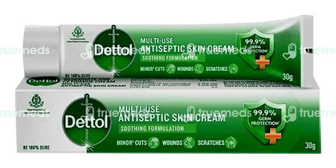 Dettol Multi Use Antiseptic Skin Cream 30 Gm - Uses, Side Effects ...