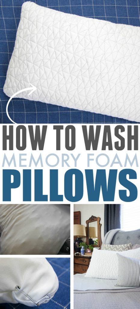 How to Wash Memory Foam Pillows - The Creek Line House