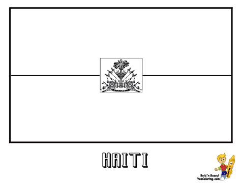 Haiti Flag Coloring Page - Coloring Home