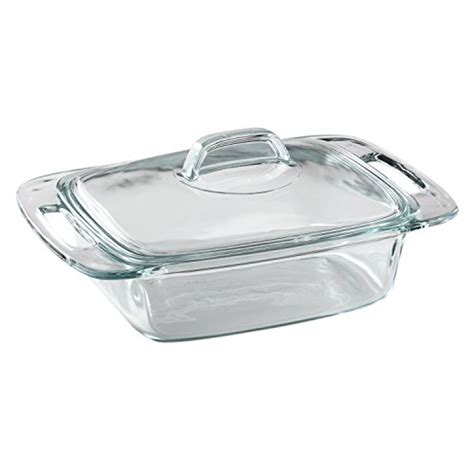 Pyrex Easy Grab Glass Casserole Dish with Glass Lid (2-Quart)