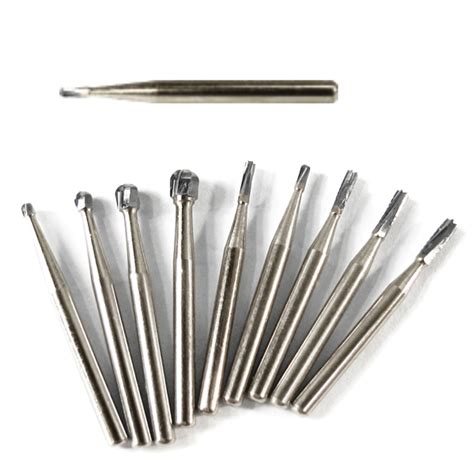 Midwest Style FG #4 SL, surgical length, round carbide bur, Package of 100. - Pricenex