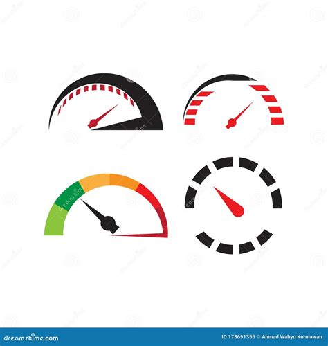 Speedo meter logo stock vector. Illustration of icon - 173691355