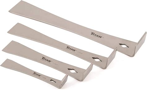 TITAN 4PC STAINLESS STEEL PRY BAR SET - NGC Industries