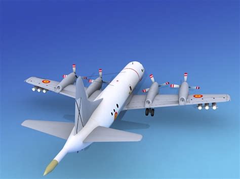 3d Orion Lockheed P-3 Model