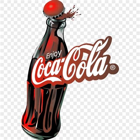 HD Vector Coca Cola Bottle With Logo PNG | Citypng