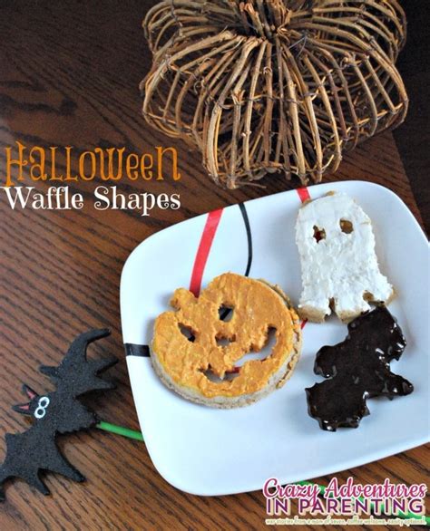 Halloween Waffle Character Cut-Outs #EggoWaffleOff