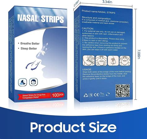 Nose Strips for Sleeping Nasal Strips Reduce Sonring for Better Nose ...