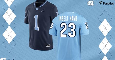 UNC Football Announces Customizable Jerseys for Fans