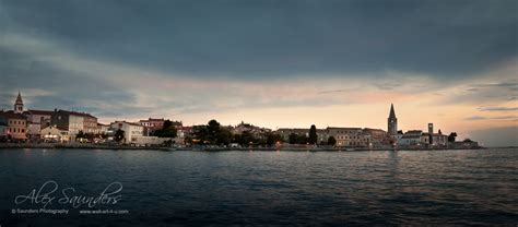 Porec by night, Croatia