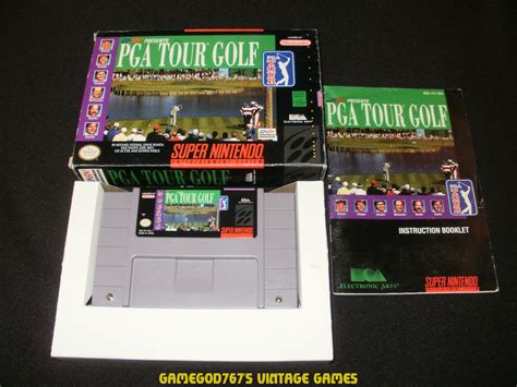 PGA Tour Golf - SNES Super Nintendo - Complete CIB