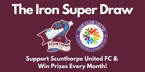 Scunthorpe United Football Club - Enter our prize draw to help us raise ...