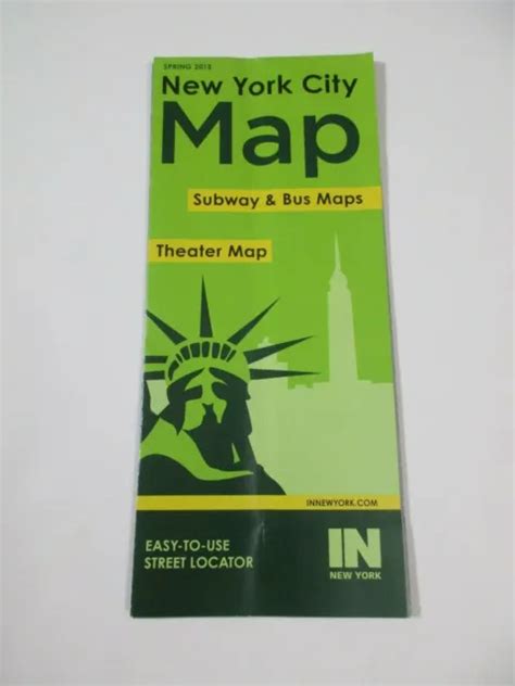 2013 NEW YORK City Subway Bus Theater Travel Road Map Brochure Guide-B36 $7.99 - PicClick