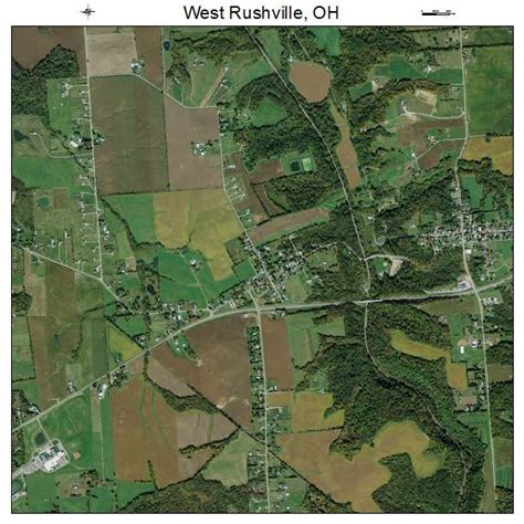 Aerial Photography Map of West Rushville, OH Ohio