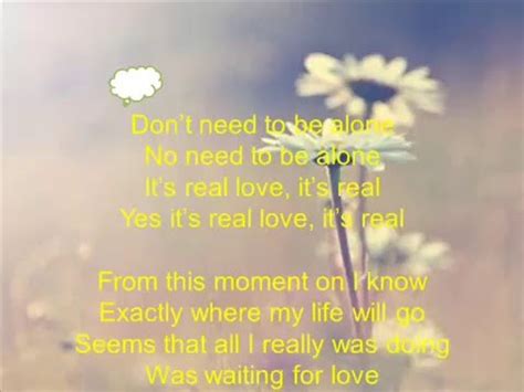 The Beatles – Real Love lyrics - YouTube