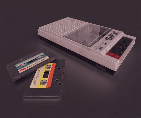 ArtStation - Vintage Cassette Player | Game Assets