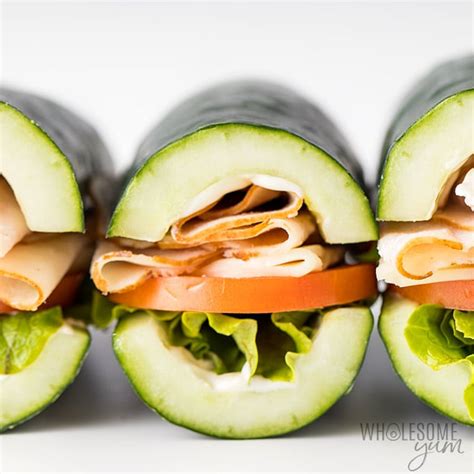 Cucumber Subs Recipe: How To Make Cucumber Sandwiches! | Wholesome Yum