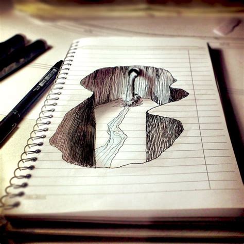 25+ Super Fun 3D Drawings On Paper | Cool pencil drawings, Cool ...