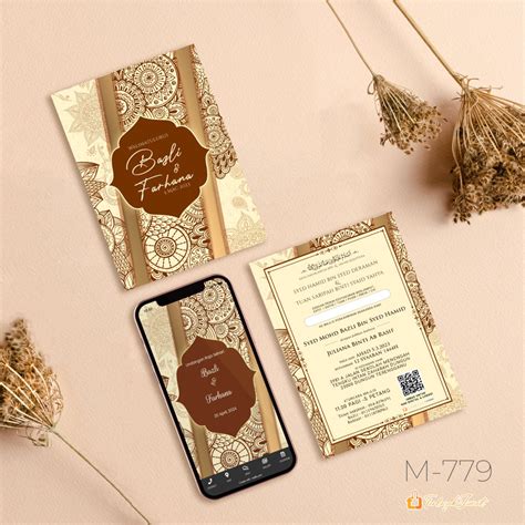 Kad Kahwin Design songket | Wedding Card + Digital Card New Design | Shopee Malaysia