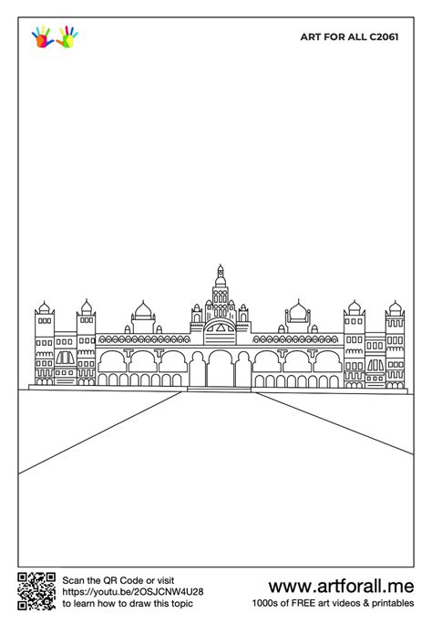 Update 80+ mysore palace drawing easy latest - xkldase.edu.vn