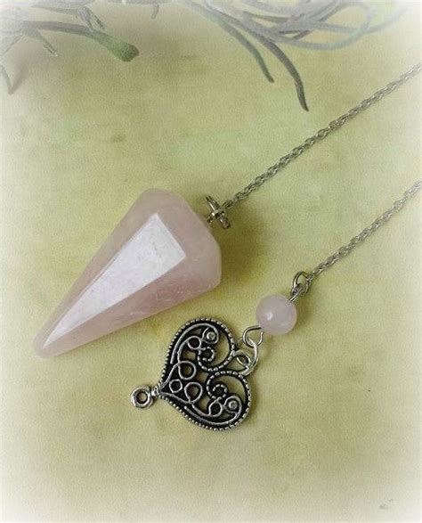 Rose Quartz Pendulum Divination Rose Quartz Healing - Etsy | Rose quartz healing, Rose quartz ...