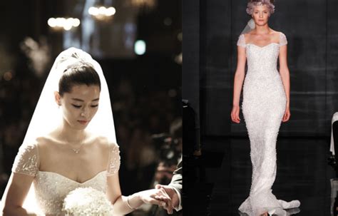 Jun Ji Hyun real wedding ceremony Celebrity Wedding Dresses, Brides ...