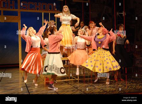 Grease Musical photocall - London Stock Photo - Alamy