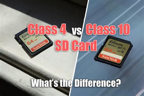 Class 4 vs Class 10 SD Card: The REAL Difference