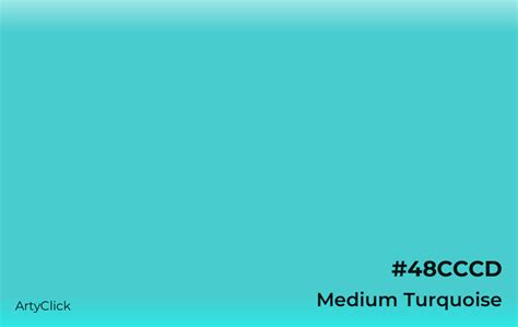 Medium Turquoise Color | ArtyClick