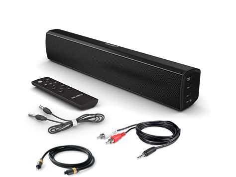Majority Bowfell Small Sound Bar for TV with Bluetooth, RCA, USB, Optical, AUX connection, Ideal ...