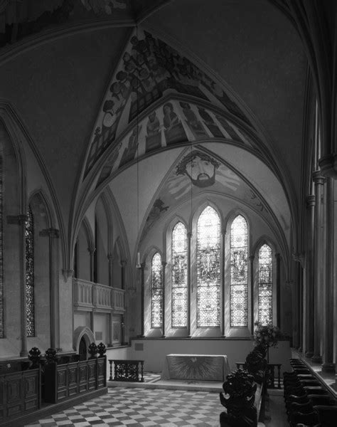 Lambeth Palace, Lambeth, London: the Chapel looking towards the altar | RIBA pix