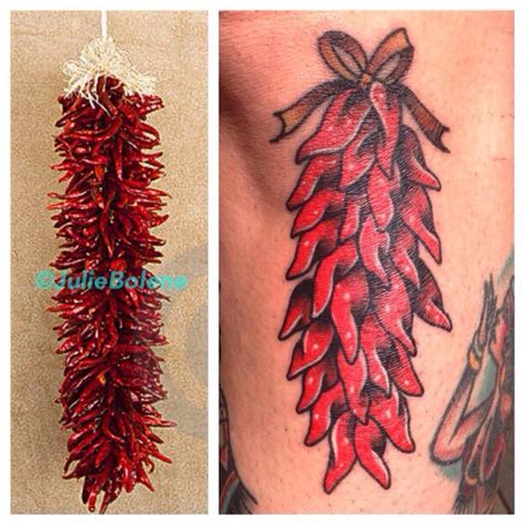 Chile ristra New Mexico red chile chile tattoo | New mexico tattoo ...