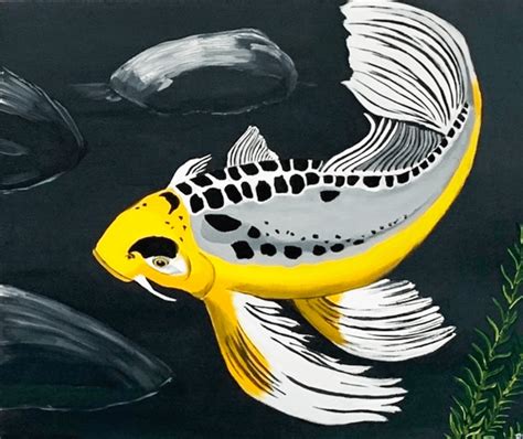 Koi carp fish painting part 2 - Raafs paintings