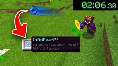 Speedrunning Minecraft BUT with INFINITE Enderpearls - YouTube