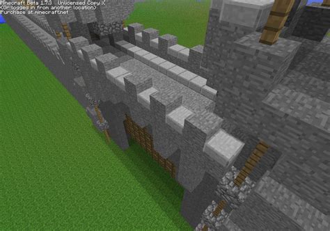 Cobblestone Castle Entrance Minecraft Project