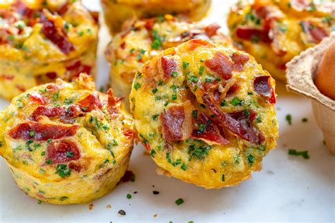 These Clean Eating Bacon Egg Muffins are the Bomb! | Clean Food Crush