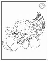 Free Printable Cornucopia Coloring Pages  Kids Activities Blog sketch template
