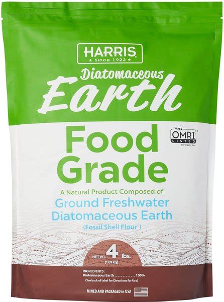 HARRIS Food Grade Diatomaceous Earth, 4-lb bag - Chewy.com