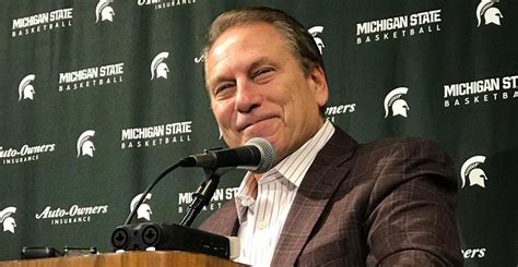 Michigan State Coach Tom Izzo All Smiles as #1 Spartans Kick Off Season ...