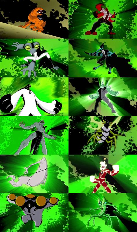 Ben 10 Original Series Transformations by dlee1293847 on DeviantArt