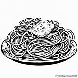 Spaghetti Coloring Pages  Free & Printable sketch template