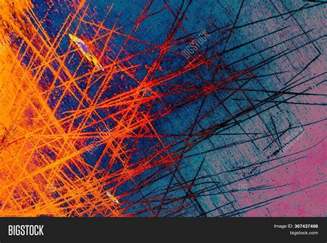 Abstract Color Scratch Image & Photo (Free Trial) | Bigstock